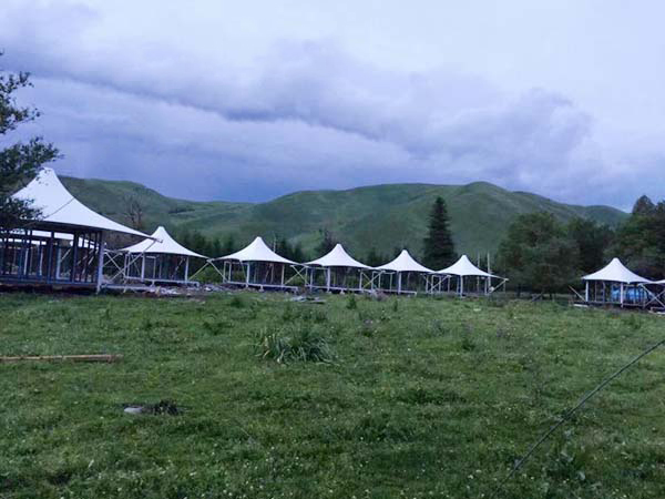 旅游区膜钢结构工程